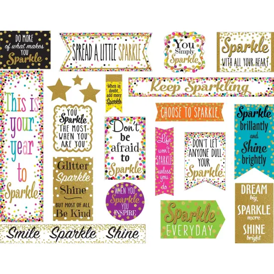 Confetti Sparkle and Shine Mini Bulletin Board Set {1}