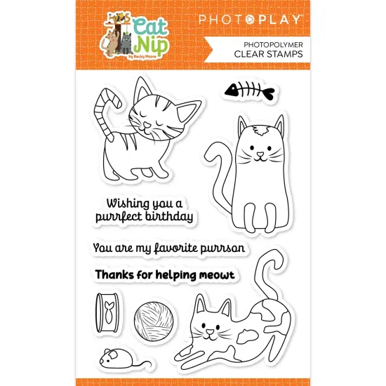 PhotoPlay Photopolymer Clear Stamps-Cat Nip {1}