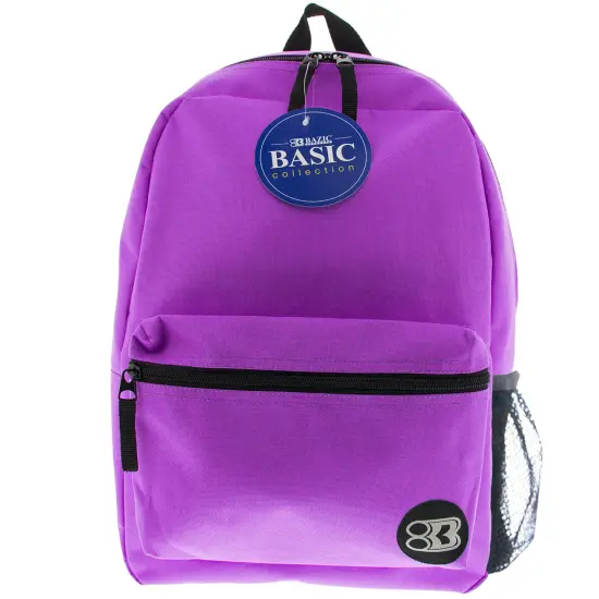 Basic Backpack 16" Purple {1}