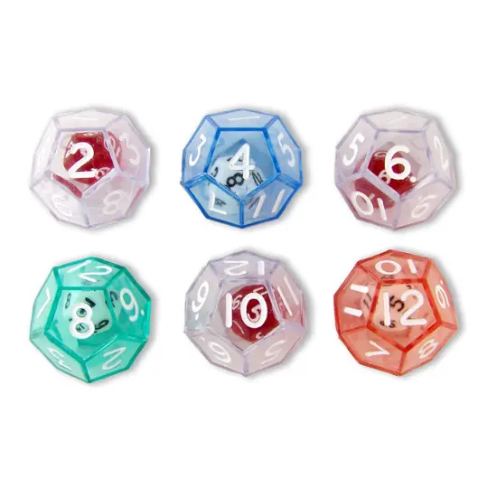 12-Sided Double Dice, Set of 6 {1}