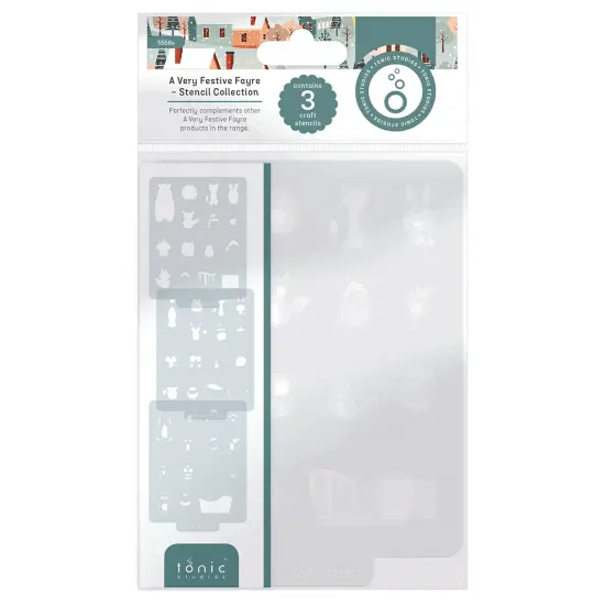 Tonic Studios Stencil Set-A Very Festive Fayre {1}