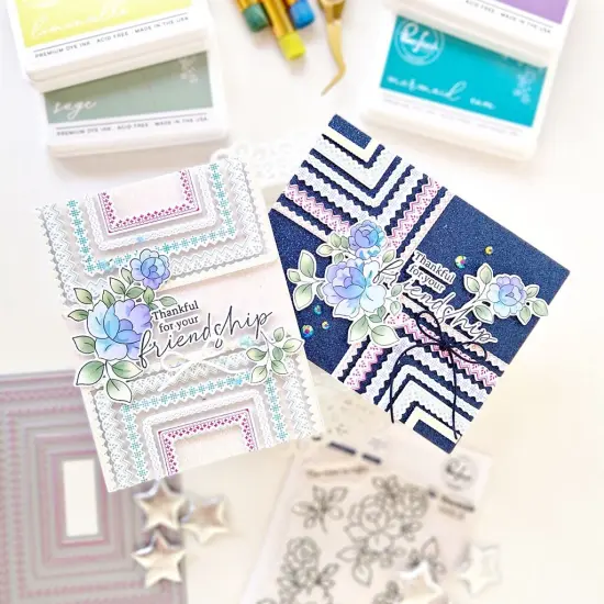 Pinkfresh Studio Stencil 4.25"X5.25"-Be Fearless {3}