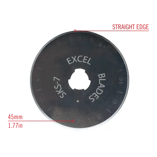 Straight Rotary Blade 45mm {5}