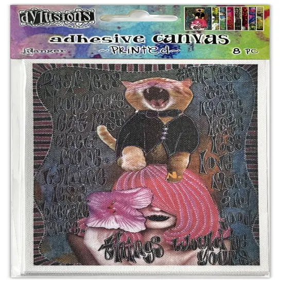 Dyan Reaveley's Dylusions Canvas Sheets-Images Set #4 {1}