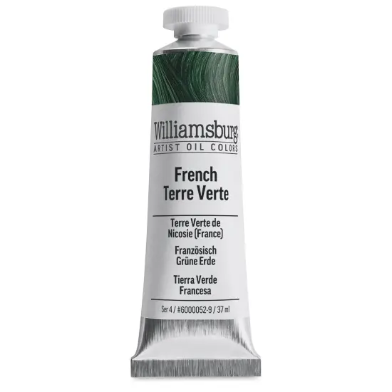 Williamsburg Handmade Oil Paint - French Terre Verte, 37 ml tube {2}