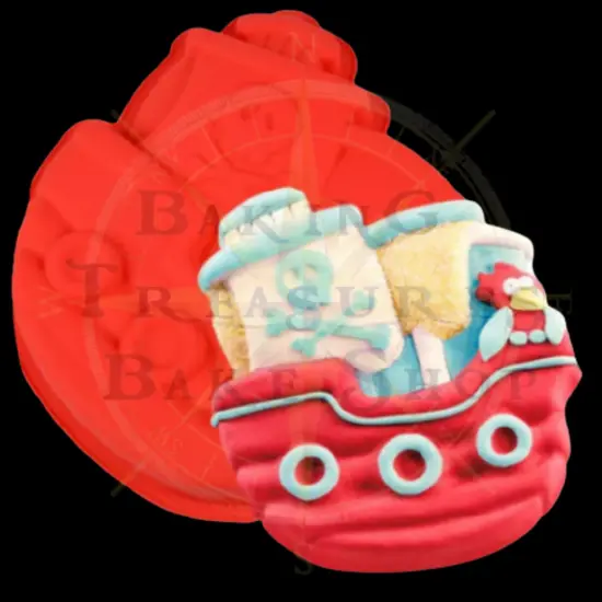 PIRATE SHIP Silicone Mold {1}