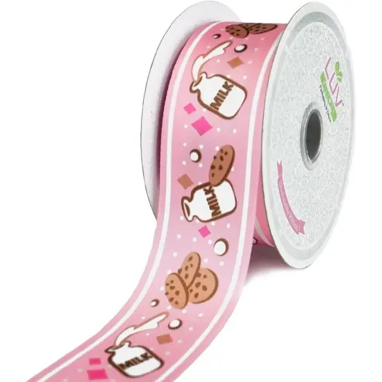 Milk & Cookie Satin Ribbon 1.5" x 10 yd Pink {4}