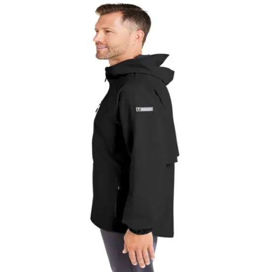 HUK&reg; Men's Rover Rain Jacket Black {6}