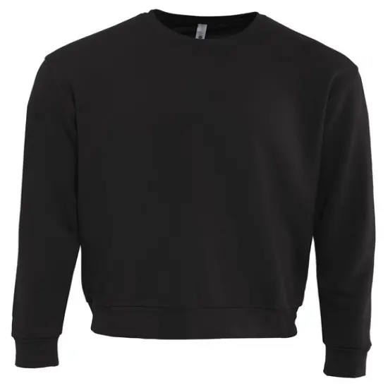 Next Level&reg; Apparel Santa Cruz Long Sleeve Sweatshirt BLACK {1}