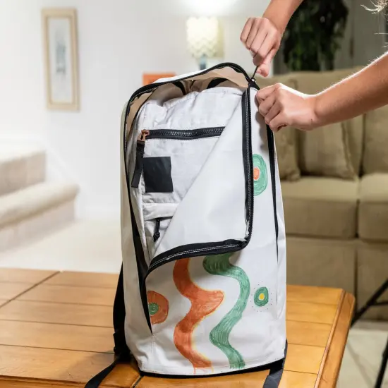 Art-a-Pack&trade; - Washable Canvas Backpack Cover {3}