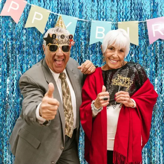 Blue Streamers Party Decorations, Blue Fringe Backdrop, Blue Birthday Decoration, Frozen Birthday Party Decorations, Ocean Party Decor, Under The Sea Party Decoration, Pool Beach Party Decorations {3}