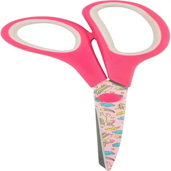 Non-Stick Blades, Unicorn Print Scissors, Multi {2}