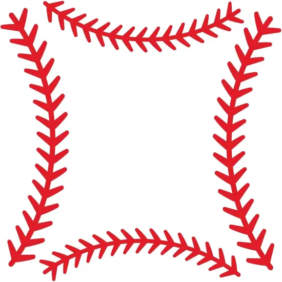 Vinyl Baseball Wall Decals Big Baseball Stitches Stickers Peel and Stick Ceiling Decals Baseball Lace Wall Stickers Large Sport Ball Wall Stickers for Teens Boy Girl Bedroom Playroom Decor {1}