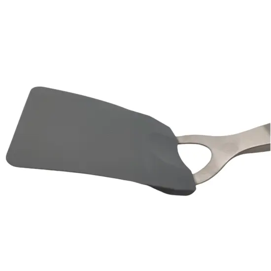 Chef Craft 10" Stainless Steel Handle Flexible Nylon Head Turner Spatula {7}