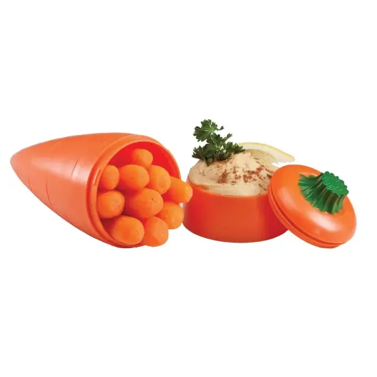 Hutzler Carrot & Dip To-Go Lunch Snack Storage Container {3}