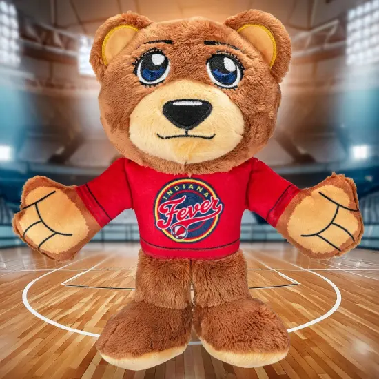 Bleacher Creatures Indiana Fever 8" Kuricha Plush Bear (Rebel Jersey) {4}