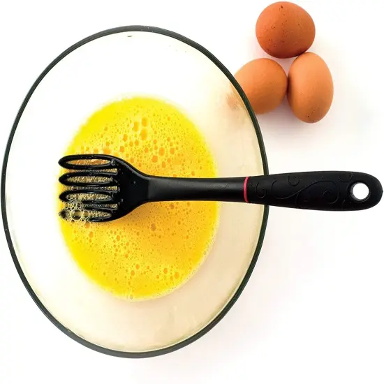 Norpro 11" Grip-EZ Fiskie Fork & Whisk Combo Tool - Mix Stir Blend & Fold {2}