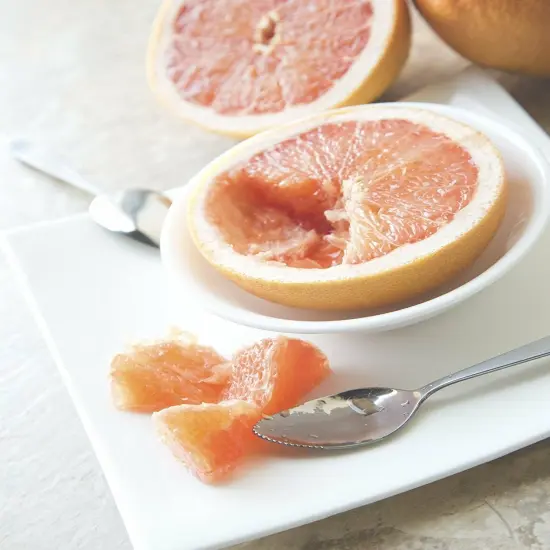 HIC 2pc Stainless Steel Grapefruit Spoons - Serrated Knife Edge Fruit Scoop {3}