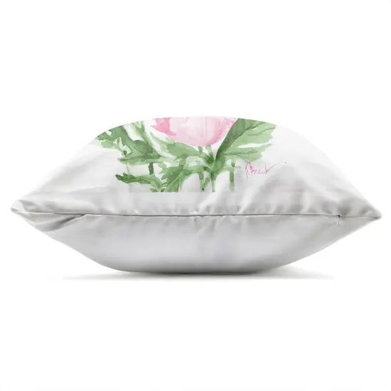 Stupell Industries Province Peonies & Dragonfly Outdoor Pillow, 18 x 7 x 18 {3}