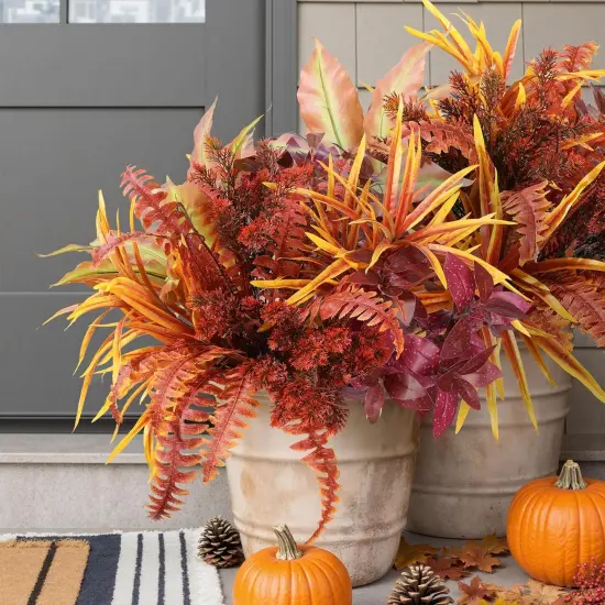 Artificial Fall Plant Large Bunches {4}