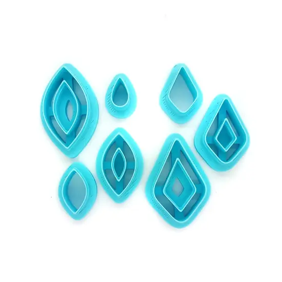 Boho Shape Clay Cutters for Earrings, Drops & Diamonds, 7 pc, Adorabilities {2}