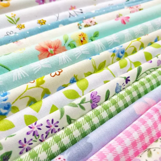 50pcs 8 x 8 inches (20cmx20cm) Cotton Fabric Squares Quilting Sewing Floral Precut Fabric {2}
