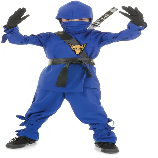 UNDERWRAPS Costumes Children's Blue Ninja Costume, Medium 6-8 Childrens Costume {1}