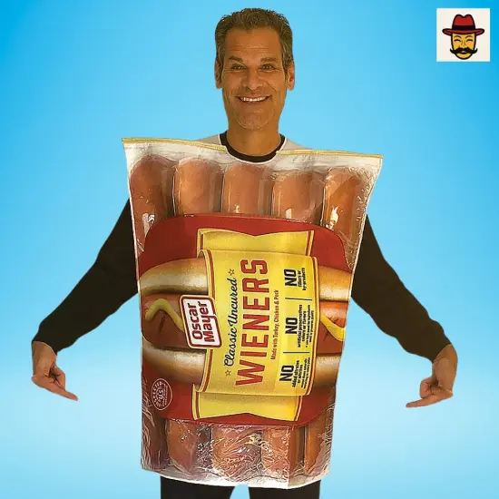 Oscar Mayer Weiner Pkg Adult Costume Relish in the Halloween Spirit {2}