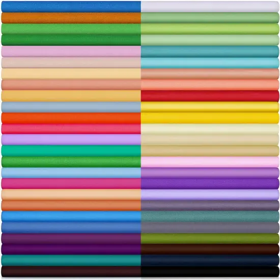 50 Pcs 10 x 10 Inch Cotton Fabric Bundle Square Multicolor Fabric {1}