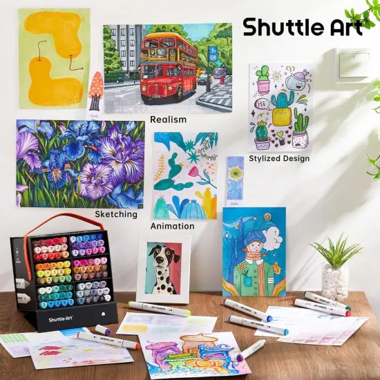 89 Colors Alcohol Markers {4}