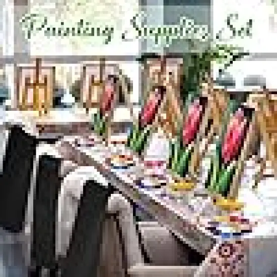 Set Sip and Paint Kit Pre Canvas for Adults {3}