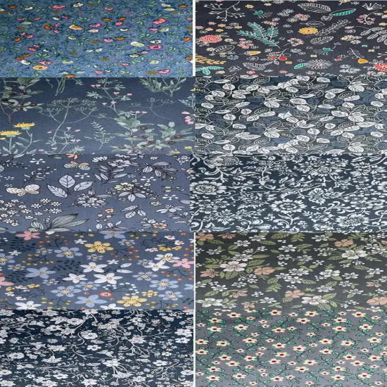 50pcs 10 x 10 inches Multicolor Cotton Precut Fabric Bundle for Quilting Sewing {3}