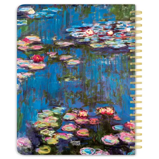 Claude Monet | 2026 6x7.75 Inch Weekly Desk Planner | Foil Stamped Cover {2}