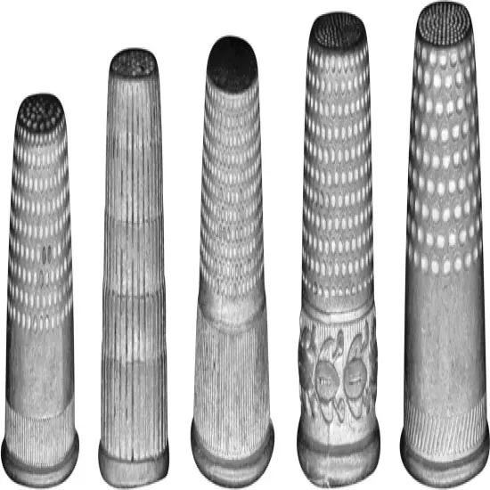 Idea-Ology Metal Thimbles 5/Pkg-Mixed Sizes {3}