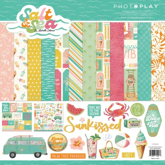 PhotoPlay Collection Pack 12"X12"-Salt & Sea {1}