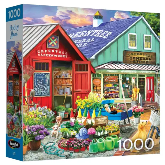 RoseArt Hobby Haven Jigsaw Puzzle 1000 Pieces 19.25"X26.625"-Greentree Gardenworks {1}