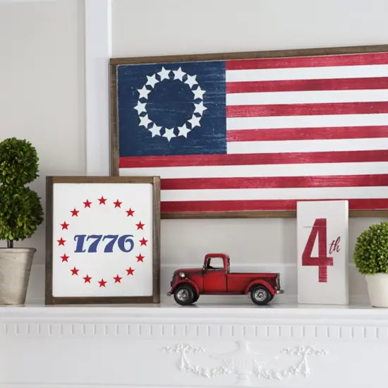 4 Packs American Flag Star Stencils {5}
