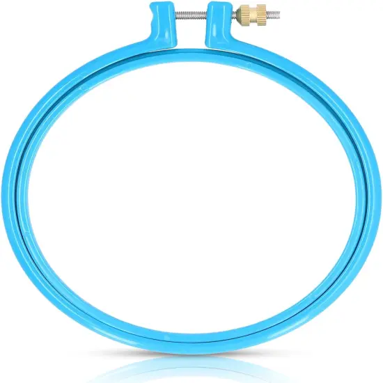 5in Plastic Circle Cross Stitch Hoop Ring {1}