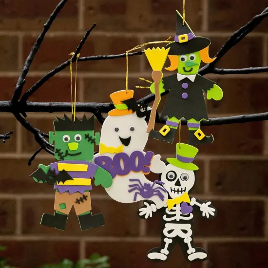 Create Your Own Halloween Characters | Set of 4 | Halloween Crafts for Kids {4}