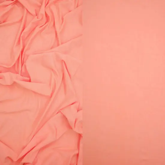 Rayon Span Jersey Solid Fabric 1 Yard Soft Stretch Lightweight 58/60" Wide Peach {1}