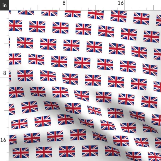 Various Fabrics by the Yard or Fat Quarter Small British England United Great Custom Printed Fabric by Spoonflower {2}