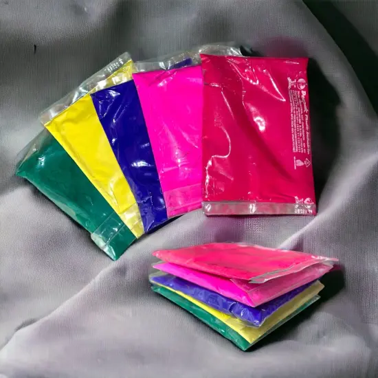 Holi Colored Powder Pack of 1/5/25 Multicolor Powders 50 Grams Each Holi Festivals Gender Reveal Parties Photography, Tie Dye Fun Runs Party Indian Festival (red,yellow,green,pink,purple) {4}