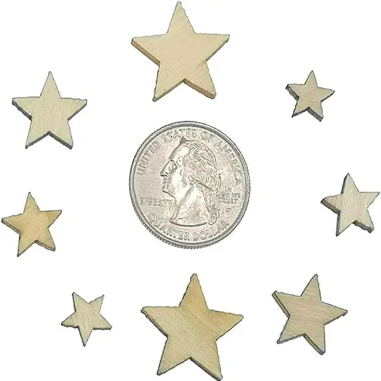 Natural Wood Unfinished Cutout Veneers Slices {2}