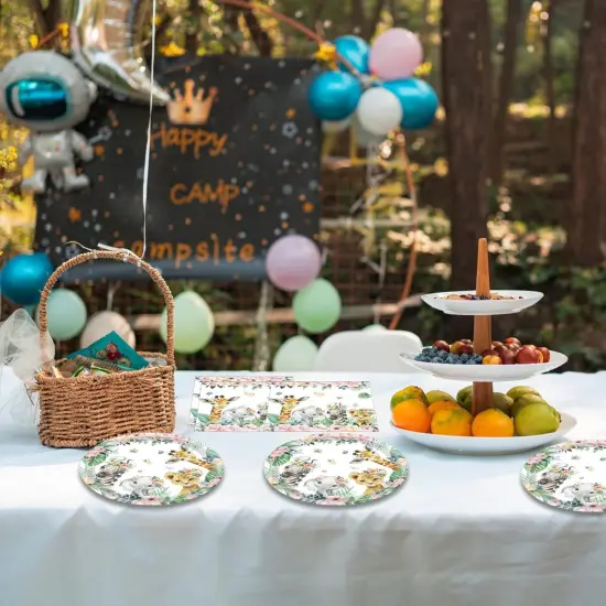 Animal Safari Baby Shower Decorations {4}