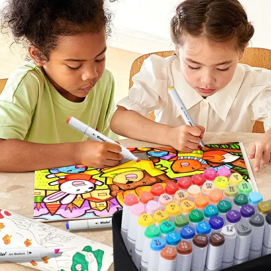 48 Colors Dual Tip Alcohol Markers {4}