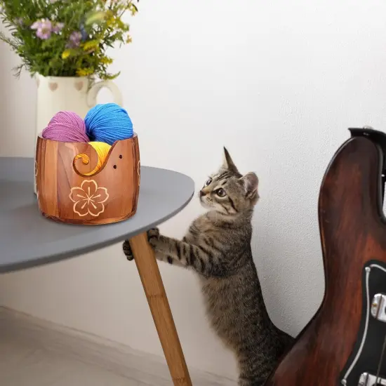 Yarn Bowl Large Size for Yarn Holder {5}