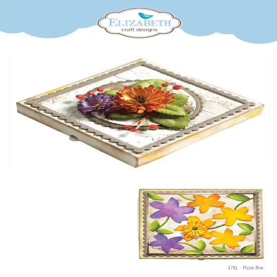 Elizabeth Craft Metal Die-Pizza Box {1}