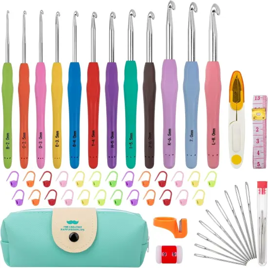 Crochet Hooks 12 Sizes {1}