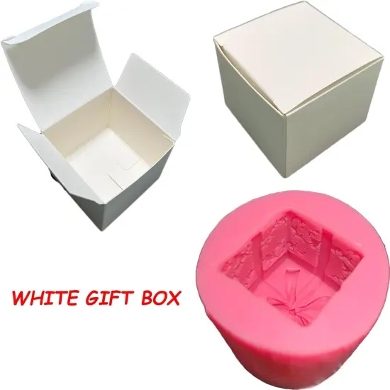 Candle Soap Silicone Mold Wick - Gift Box, DIY Handmade Candles Melt Molds {2}