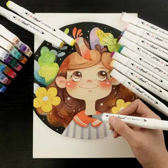 Alcohol Markers - 24 Coloring {5}